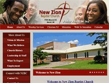 Tablet Screenshot of newzionbeloit.com